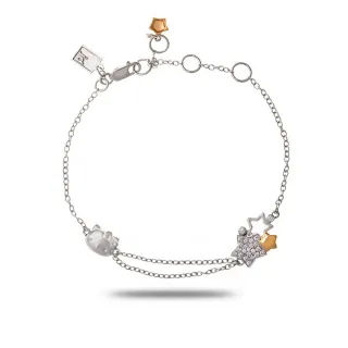 【Just Diamond】閃耀星空系列 18K雙色金 鑽石項鍊-Hello Kitty 歷史價格詳細信息