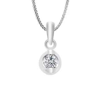 【Just Diamond】0.1克拉18K金鑽石吊墜-煥采(不含鍊) 歷史價格詳細信息