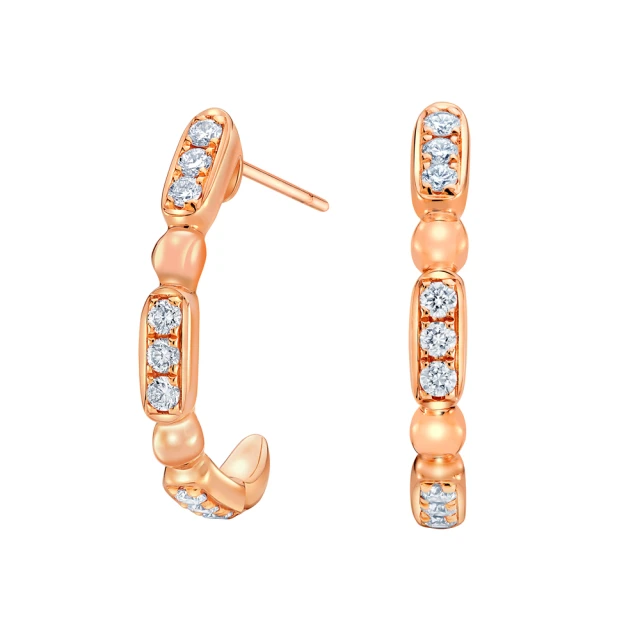 【Just Diamond】18K玫瑰金鑽石耳環-Hello Kitty 愛戀貓語 歷史價格詳細信息