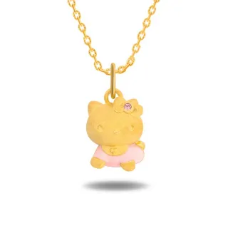 【Just Gold 鎮金店】Kitty 粉紅風潮PinkHolic 純金系列 黃金墜子-粉紅寶貝 歷史價格詳細信息