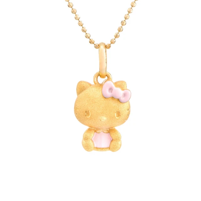 【Just Gold 鎮金店】Kitty 粉紅風潮PinkHolic 純金系列 黃金墜子-粉紅寶貝 歷史價格詳細信息