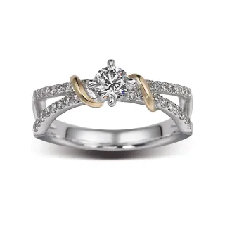 【Just Diamond】18K雙色金 鑽石戒指-Lover 歷史價格詳細信息