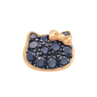 【Just Diamond】Hello Kitty黑鑽風潮系列 18K玫瑰金 鑽石戒指(俏麗貓耳) 歷史價格詳細信息