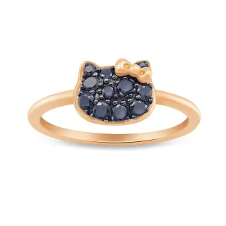 戒指HelloKitty卡通可愛金屬戒指小眾復古甜酷辣妹開口調節指環女禮物 歷史價格詳細信息