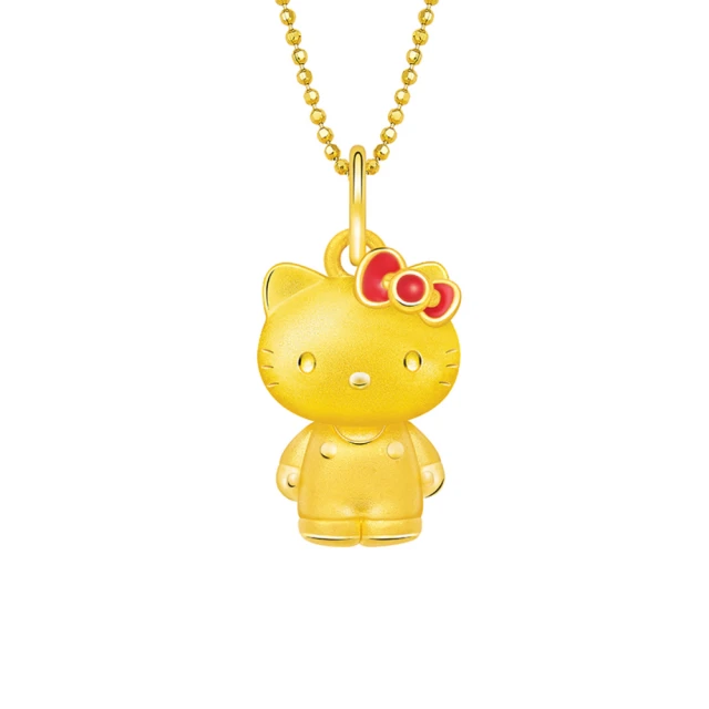 【Just Gold 鎮金店】Lovely Memories純金系列 黃金墜子-Kitty 歷史價格詳細信息