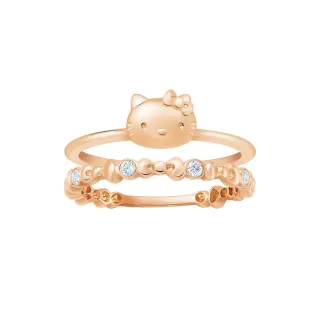 戒指HelloKitty卡通可愛金屬戒指小眾復古甜酷辣妹開口調節指環女禮物 歷史價格詳細信息