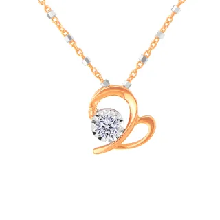 【Just Diamond】18K玫瑰金 心心象印 鑽石項鍊 歷史價格詳細信息