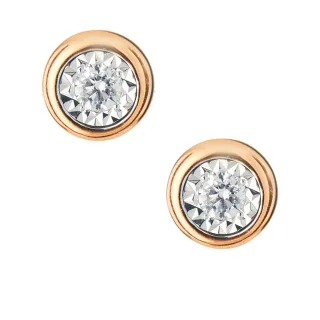 【Just Diamond】Dreamy 18K金鑽石耳環-心型 歷史價格詳細信息