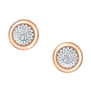 【Just Diamond】簡約光華 18K玫瑰金耳環(網路限定) 歷史價格詳細信息