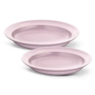 【法國Staub】日暮粉雪花雕花琺瑯鑄鐵鍋和食鍋24cm贈大小陶瓷烤盤2件組(德國雙人牌集團官方直營) 歷史價格詳細信息