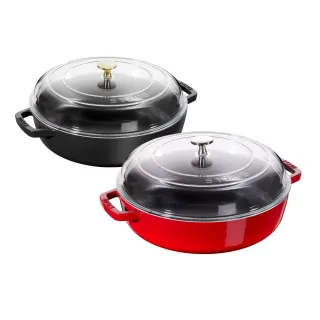 【法國Staub】琺瑯鑄鐵雙耳煎鍋20cm(贈雙面抗菌砧板M) 歷史價格詳細信息