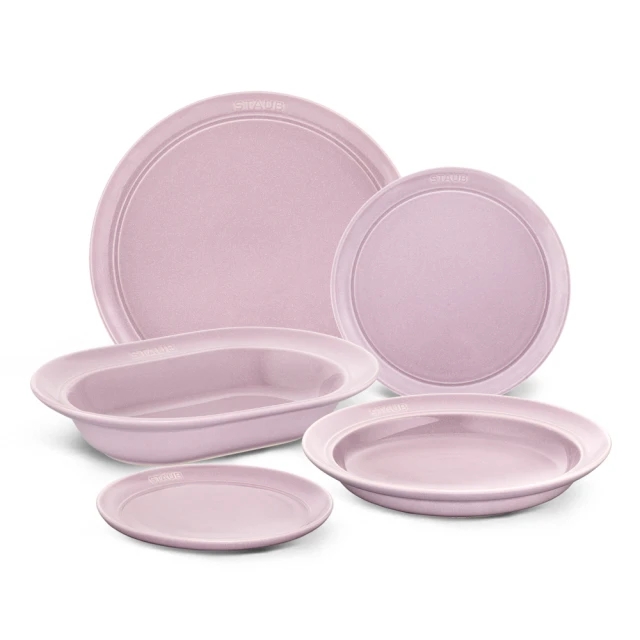 【法國Staub】日暮粉雪花雕花琺瑯鑄鐵鍋和食鍋24cm贈大小陶瓷烤盤2件組(德國雙人牌集團官方直營) 歷史價格詳細信息