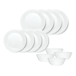 【CorelleBrands 康寧餐具】PYREX 靚白強化玻璃6件式餐具組(F04) 歷史價格詳細信息