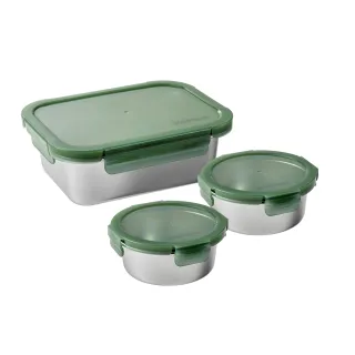 【CorelleBrands 康寧餐具】可微波316不鏽鋼保鮮盒3入組(C07) 價格比較,價格查詢,歷史價格詳細信息