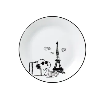 【CorelleBrands 康寧餐具】SNOOPY 黑白食尚4件式碗盤組(D02) 歷史價格詳細信息