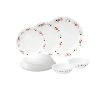 【CorelleBrands 康寧餐具】花漾派對7件式餐盤組(G03) 歷史價格詳細信息