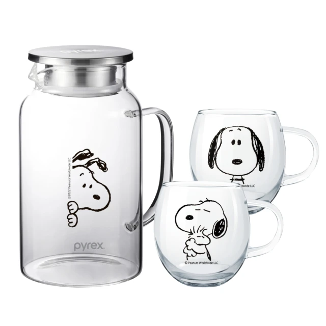 康寧PYREX SNOOPY 黑白復刻耐熱玻璃杯兩入組(兩款可選) 歷史價格詳細信息