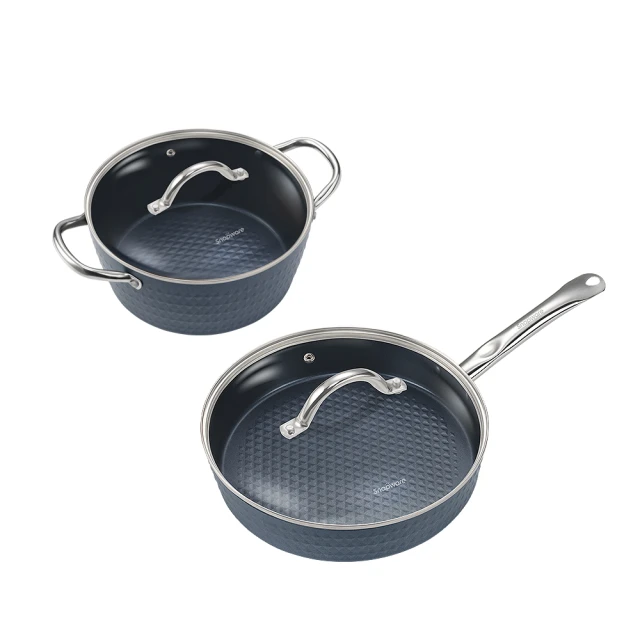 【CorelleBrands 康寧餐具】鑽石斜紋超導熱不沾平煎鍋30CM買一送一(IH可用不挑爐具) 歷史價格詳細信息