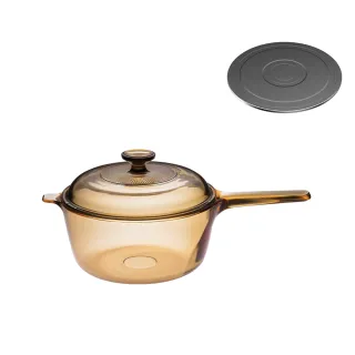 【CorelleBrands 康寧餐具】2.25L圓型康寧鍋+1L方型康寧鍋 歷史價格詳細信息