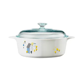 【CorelleBrands 康寧餐具】3.25L圓型康寧鍋-花漾彩繪 歷史價格詳細信息