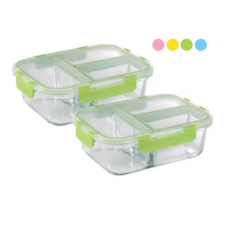 【Snapware 康寧密扣】全新升級三分隔玻璃保鮮盒3入組-黃色 歷史價格詳細信息