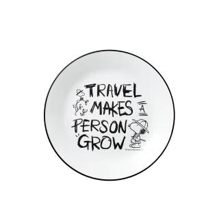 【CORELLE 康寧餐具】SNOOPY 復刻黑白10吋平盤(110) 歷史價格詳細信息