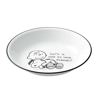 【CORELLE 康寧餐具】SNOOPY 復刻黑白10吋平盤(110) 歷史價格詳細信息