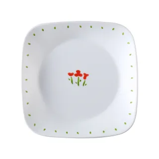 【CORELLE 康寧餐具】小紅花方型早餐.點心盤(2206) 歷史價格詳細信息