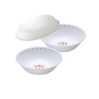 【CorelleBrands 康寧餐具】小紅花4件式方形餐盤組(D06) 歷史價格詳細信息