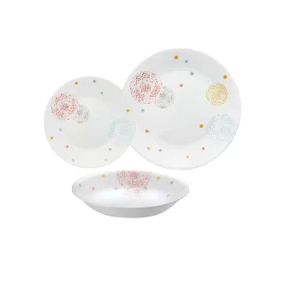 【CorelleBrands 康寧餐具】繽紛巧克力8吋餐盤(108) 歷史價格詳細信息