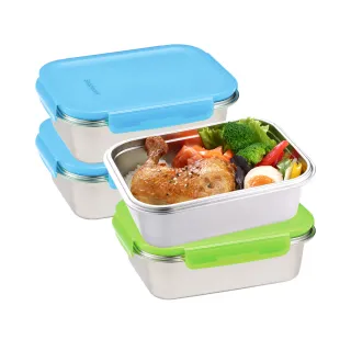 【CorelleBrands 康寧餐具】可微波316不鏽鋼保鮮盒3入組(C07) 歷史價格詳細信息