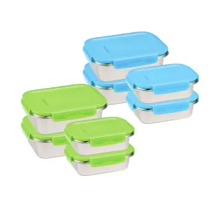 【CorelleBrands 康寧餐具】可微波316不鏽鋼保鮮盒3入組(C07) 歷史價格詳細信息