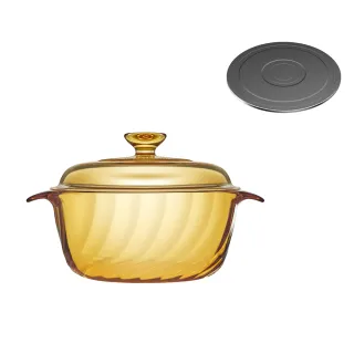 【CorelleBrands 康寧餐具】2.25L圓型康寧鍋+1L方型康寧鍋 歷史價格詳細信息