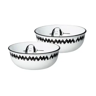【CorelleBrands 康寧餐具】SNOOPY 經典語錄2件式湯碗組(BA) 歷史價格詳細信息