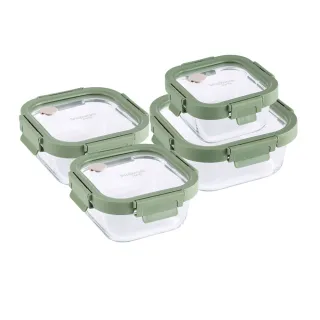 【CorelleBrands 康寧餐具】文青款 全可拆玻璃保鮮盒四件組(D16) 歷史價格詳細信息