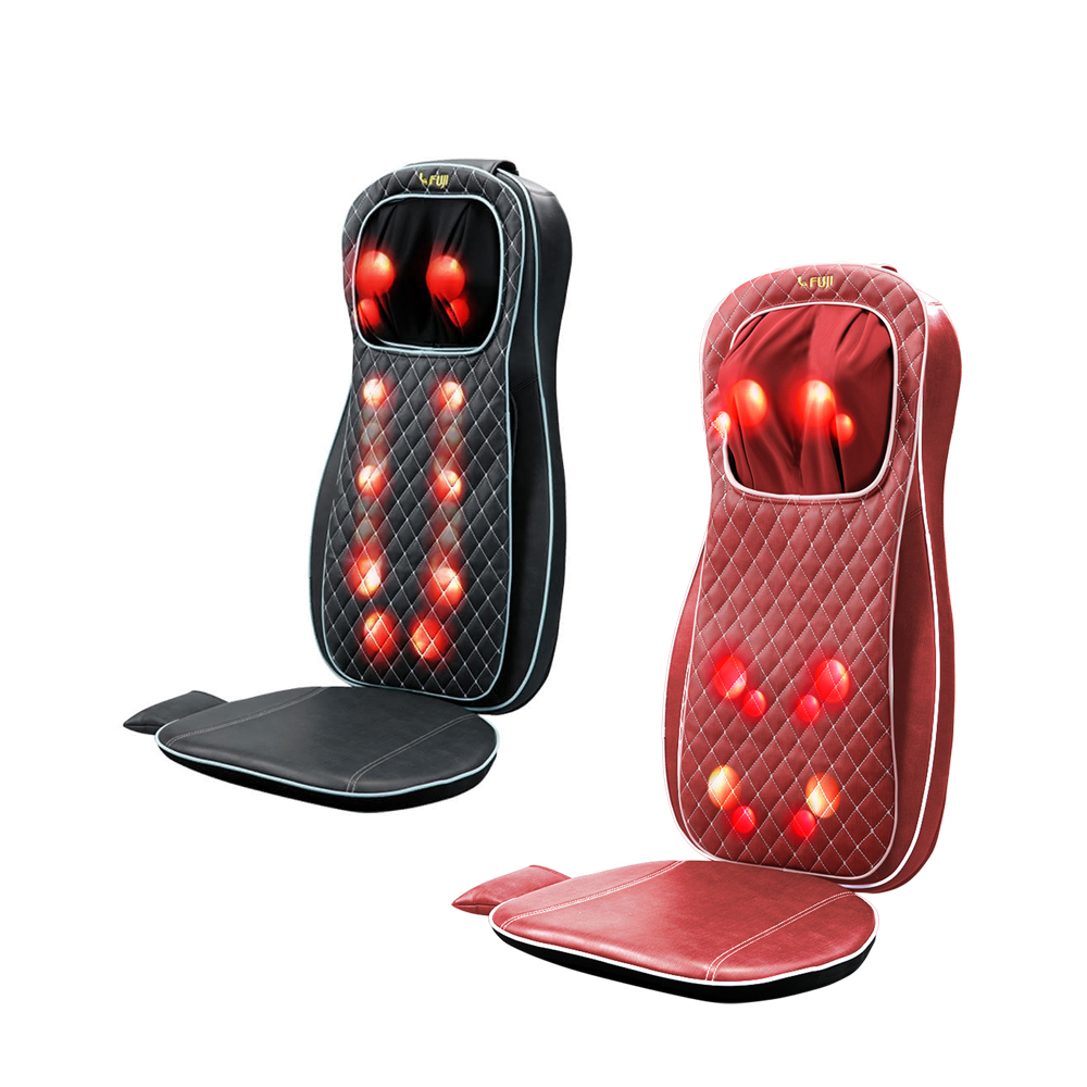 背部行走按摩床墊肩頸揉捏發熱腰背部按摩器全身氣囊震動按摩躺墊 歷史價格詳細信息