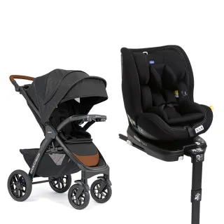 【chicco】Bravo極致完美手推車領航版-飆風悍黑+尿布處理器(異味密封) 歷史價格詳細信息