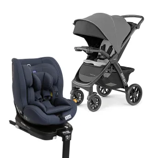 Chicco Bravo 極致完美手推車風尚版 (玄鐵灰) +keyfit手提汽座(無底座版-優雅黑) 14580元 歷史價格詳細信息