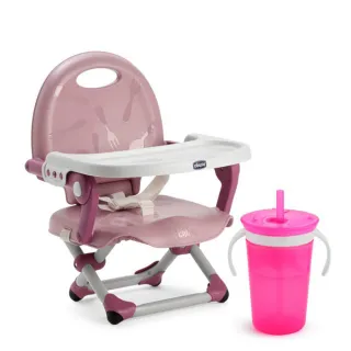 【Chicco】Pocket snack攜帶式輕巧餐椅座墊+感溫安全湯匙4入(多色可選) 歷史價格詳細信息