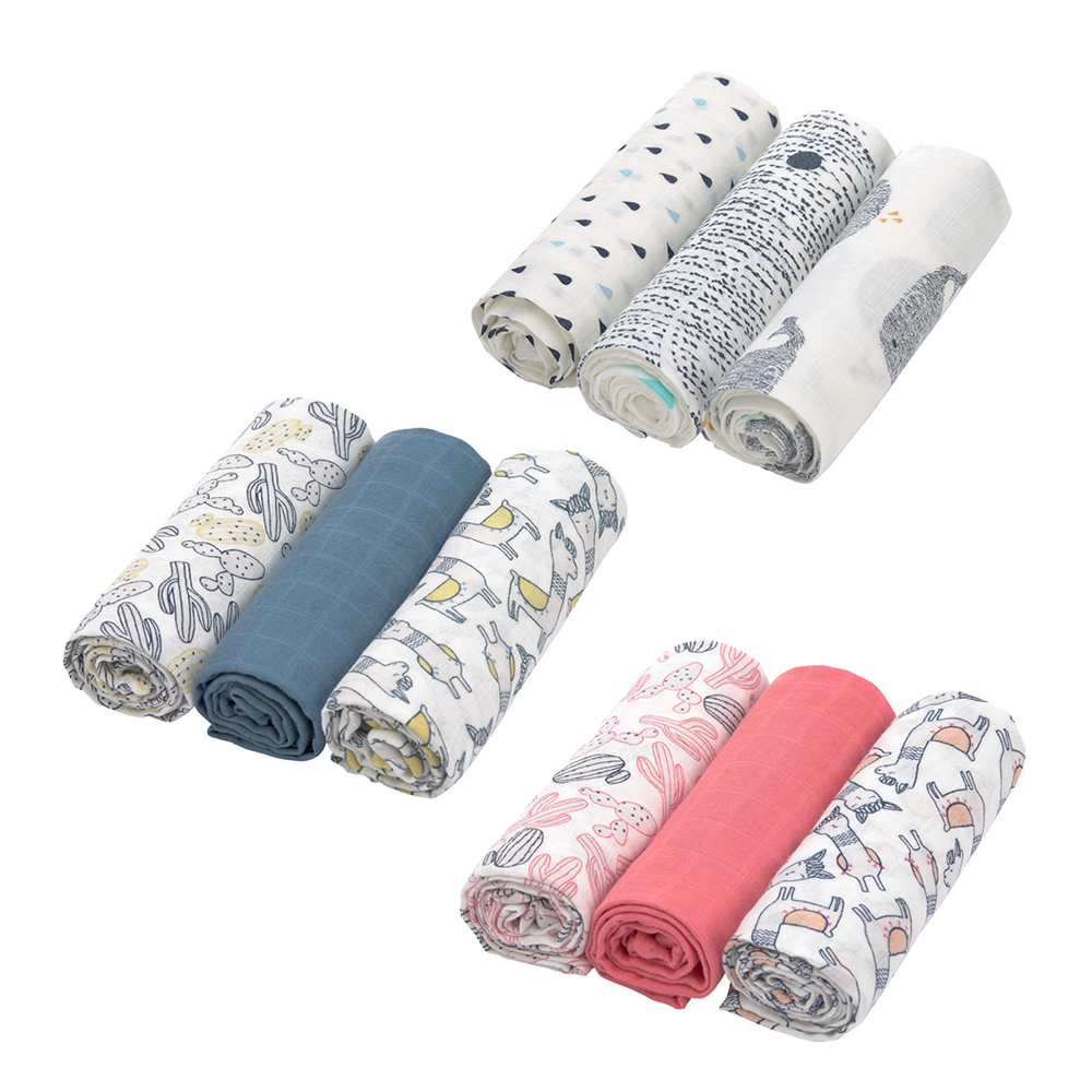 【Lassig】超柔手感竹纖維嬰兒包巾毯2入 歷史價格詳細信息