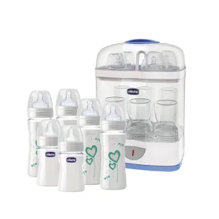 Chicco 矽膠玻璃奶瓶240ml3入/2大1小【宜兒樂】 歷史價格詳細信息