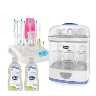 【chicco】消毒鍋特惠組(消毒鍋+舒適哺乳防脹氣玻璃奶瓶4大2小) 歷史價格詳細信息