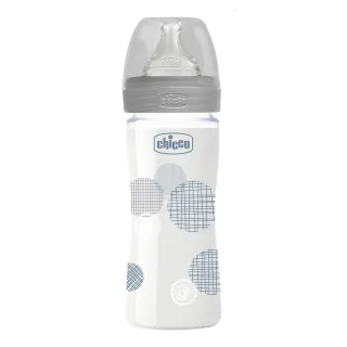 【chicco】舒適哺乳-防脹氣玻璃奶瓶240ml(小單孔)-自然率性 歷史價格詳細信息