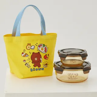 【生活工場】LINE FRIENDS玻璃保鮮盒2入組-兔兔 歷史價格詳細信息