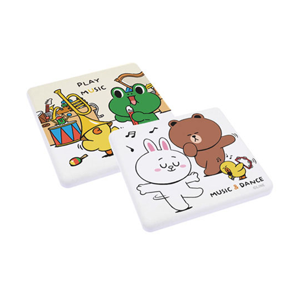 【生活工場】LINE FRIENDS 珪藻土杯墊-朋友聚會*2入 歷史價格詳細信息