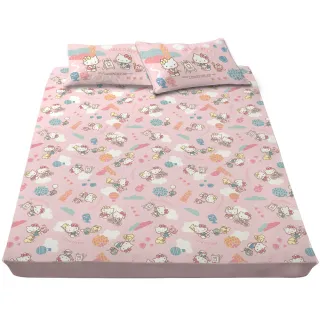 【生活工場】Hello Kitty-風景繪雙人被單(180x210cm) 歷史價格詳細信息