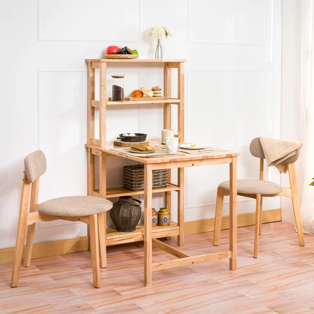 【生活工場】自然簡約生活餐桌層架椅凳組 歷史價格詳細信息