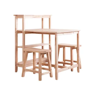 【生活工場】自然簡約生活餐桌層架椅凳組 價格比較,價格查詢,歷史價格詳細信息