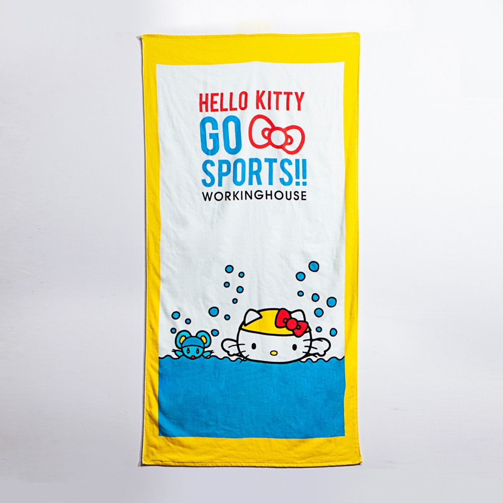 【生活工場】Hello kitty 愛運動-游泳浴巾 歷史價格詳細信息