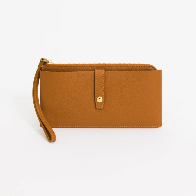 【ZODENCE 佐登司】MAG進口牛皮多功能手拎長夾(深卡其) 歷史價格詳細信息